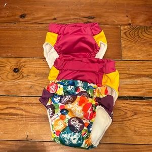 Lot of 3 Little Learnerz training pants - size M